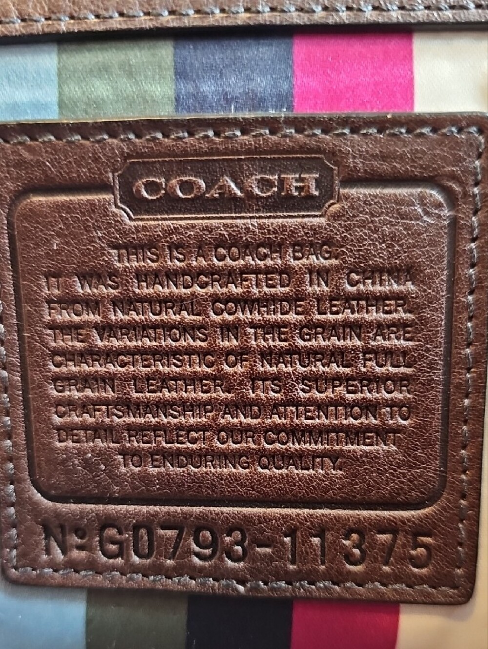 Coach 2007 Legacy Thompson Karee Flap Bag 11375 | Archival Mahogany - Picture 9 of 11